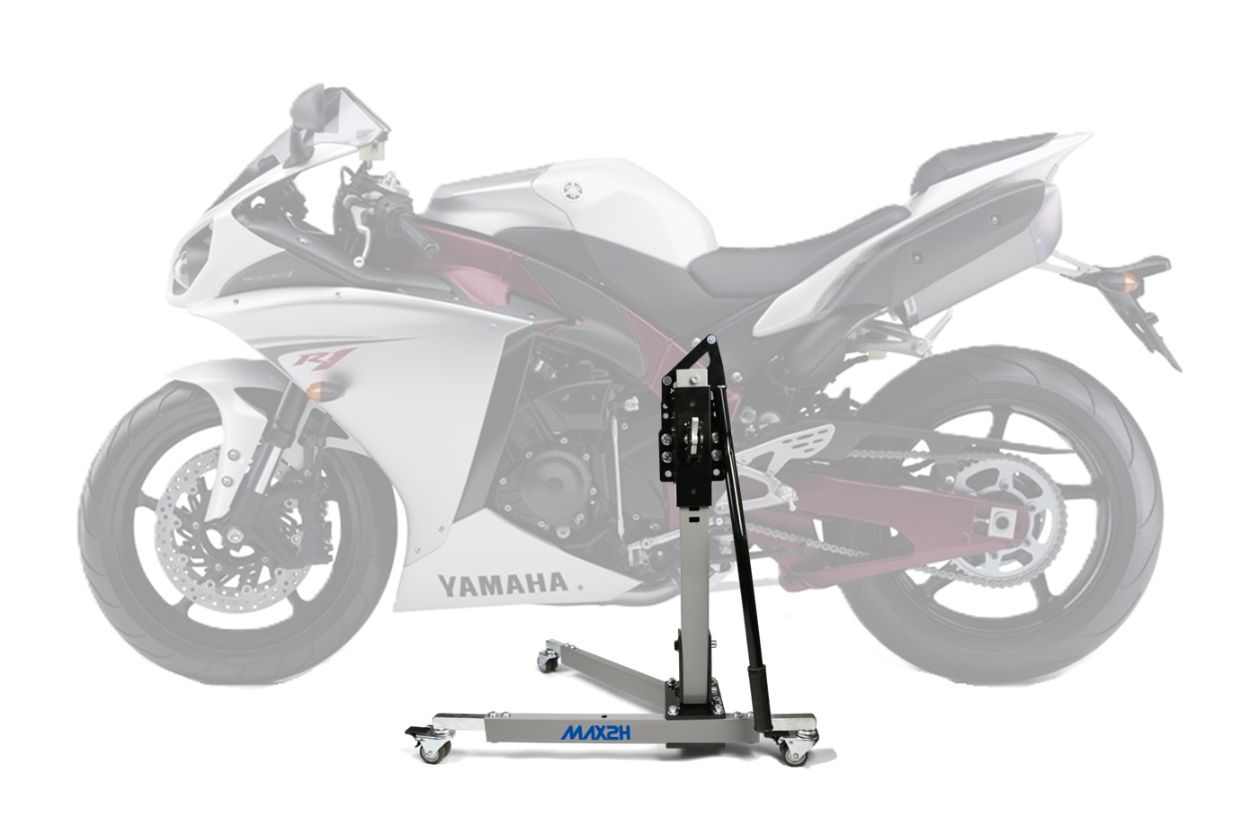 MAX2H Zentralständer EVOLIFT für YAMAHA YZF-R1 (2009 - 2011) - grau