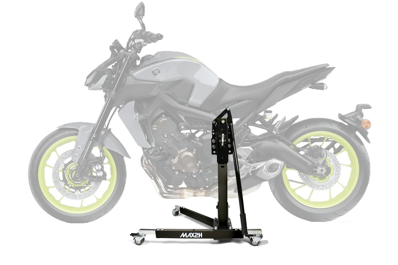 MAX2H® Zentralständer für YAMAHA MT-09 (EURO 4) (2017 - 2020) - schwarz