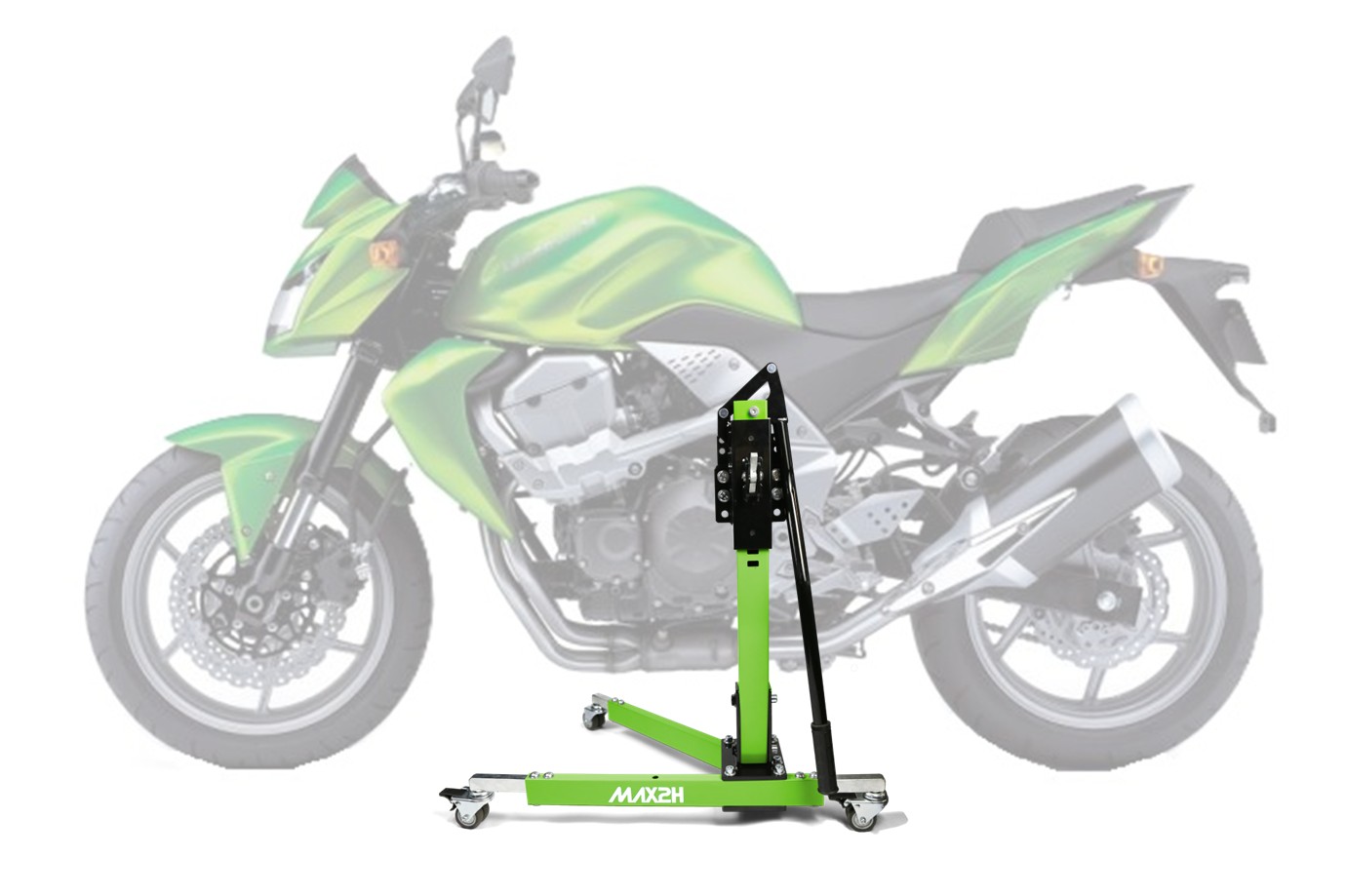 MAX2H® Zentralständer für KAWASAKI Z 750 / ABS (2007 - 2012) - grün