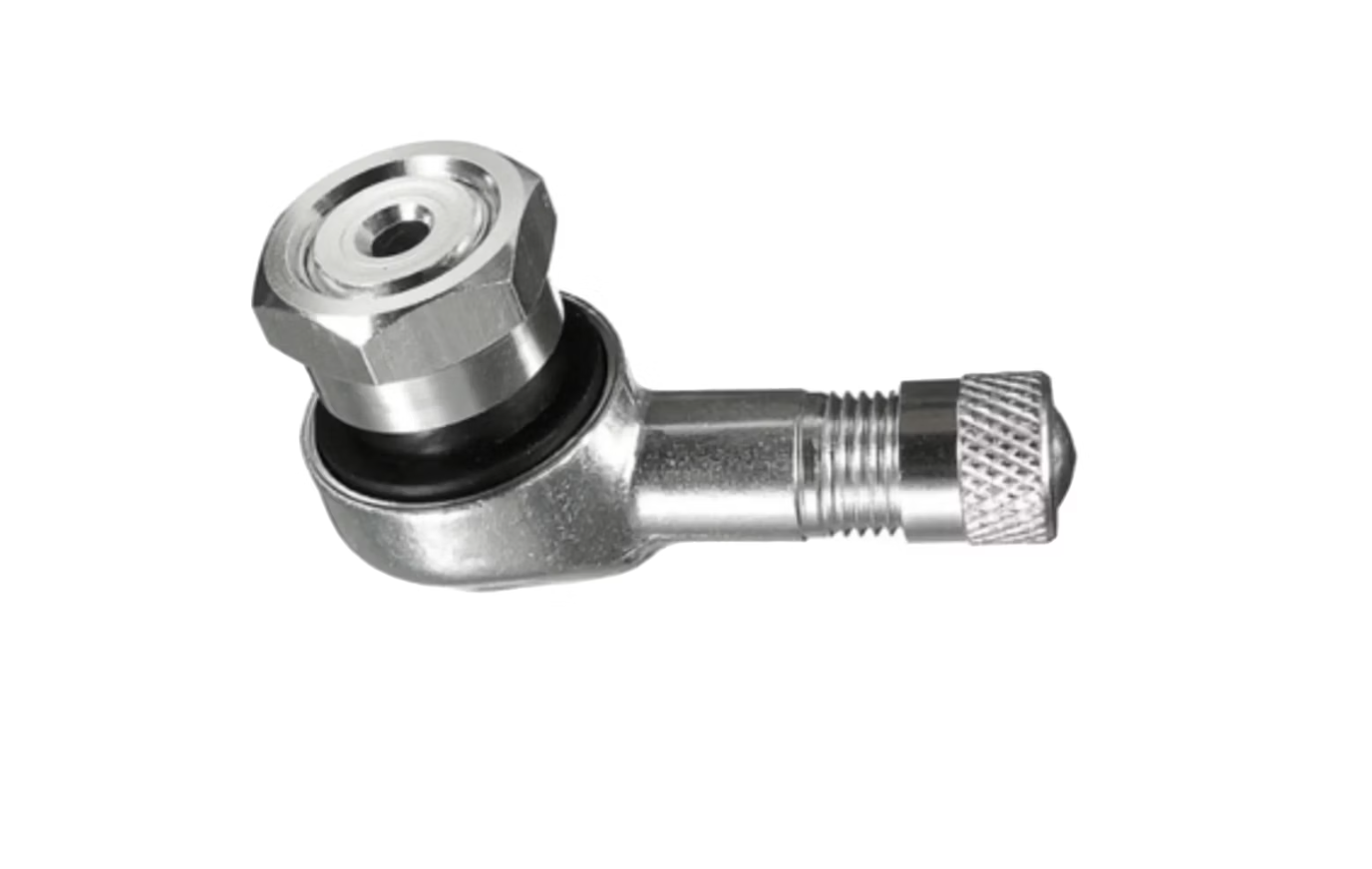 MAX2H Reifenventil 11,3 mm Winkelventil Alu silber