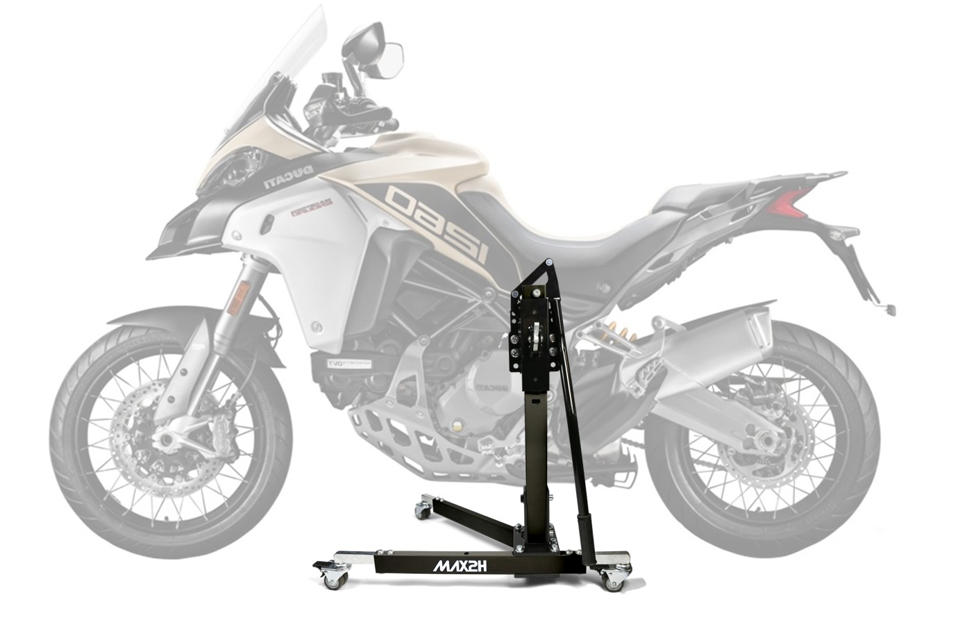 MAX2H® Zentralständer für DUCATI MULTISTRADA 1260 ENDURO (2019 - 2020) - schwarz