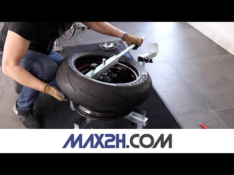 MAX2H Reifenmontiergerät EVO2 mit Wuchtbock